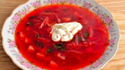 Борщ без мяса