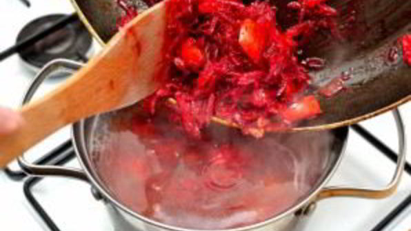 борщ без мяса