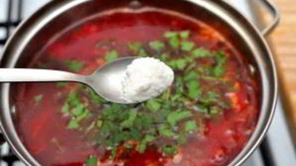 борщ без мяса