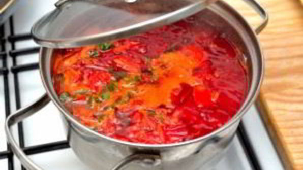 борщ без мяса
