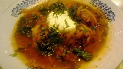 Борщ диетический