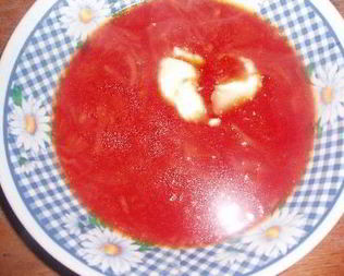 Борщ домашний