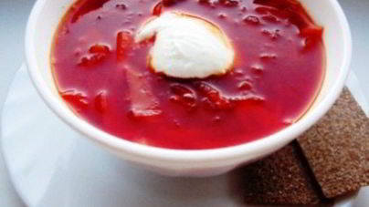 Борщ из свинины