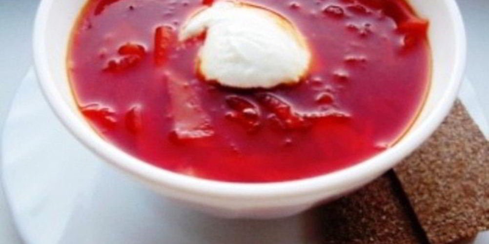 Рецепт борщ из свинины