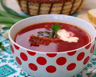 Борщ из телятины
