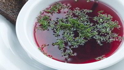 Борщ из запеченной свеклы