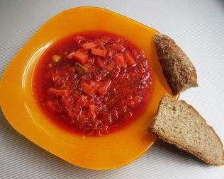 Борщ красный