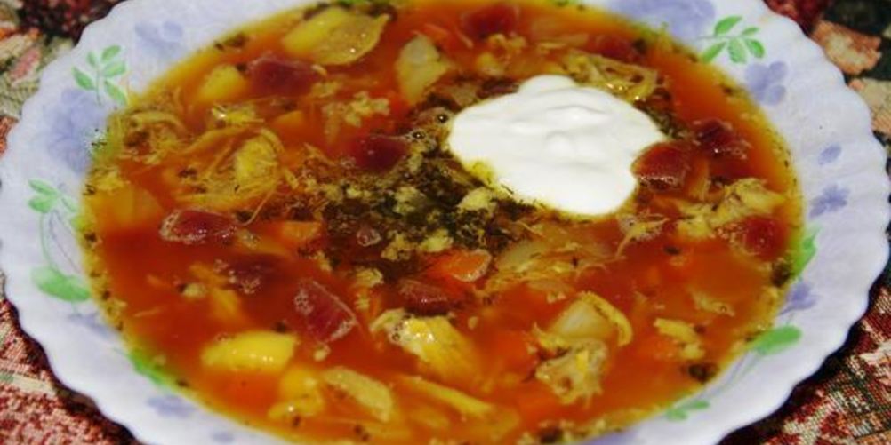 Рецепт борщ кубиком