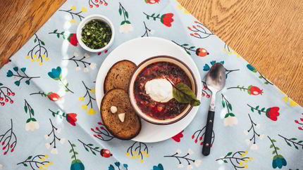 Борщ летний