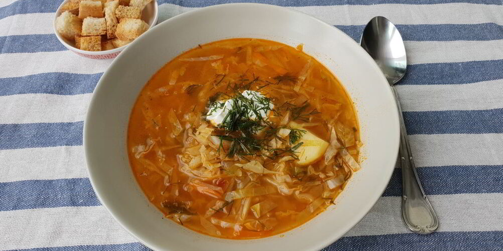 Рецепт борщ на курином бульоне