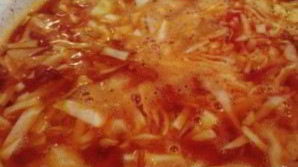 борщ на постной говядине