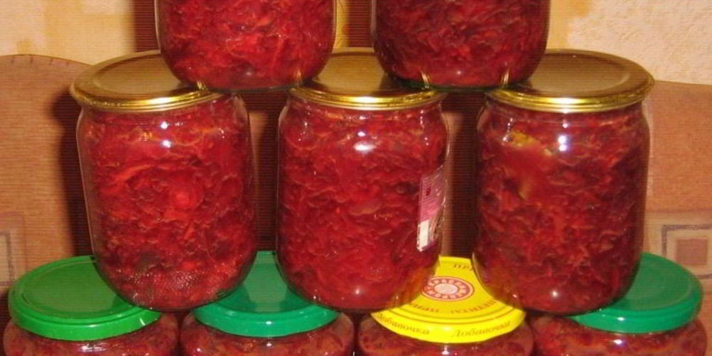 Рецепт борщ на зиму