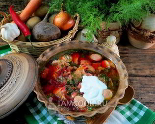 Борщ по-белорусски