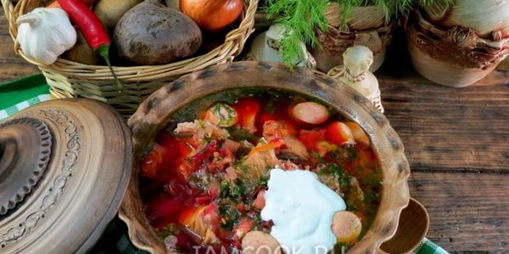 Рецепт борщ по-белорусски
