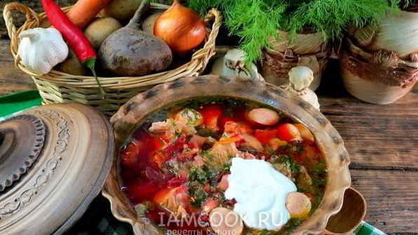 борщ по-белорусски