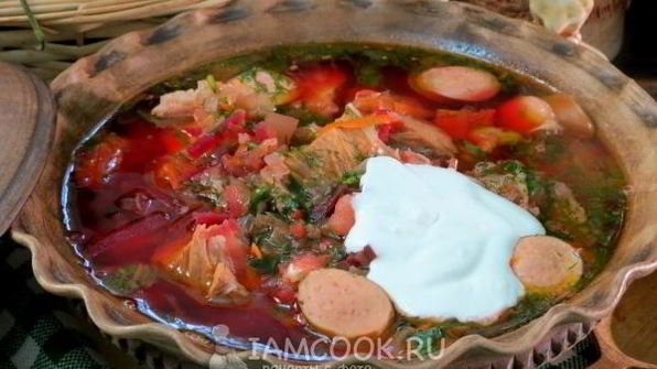 борщ по-белорусски