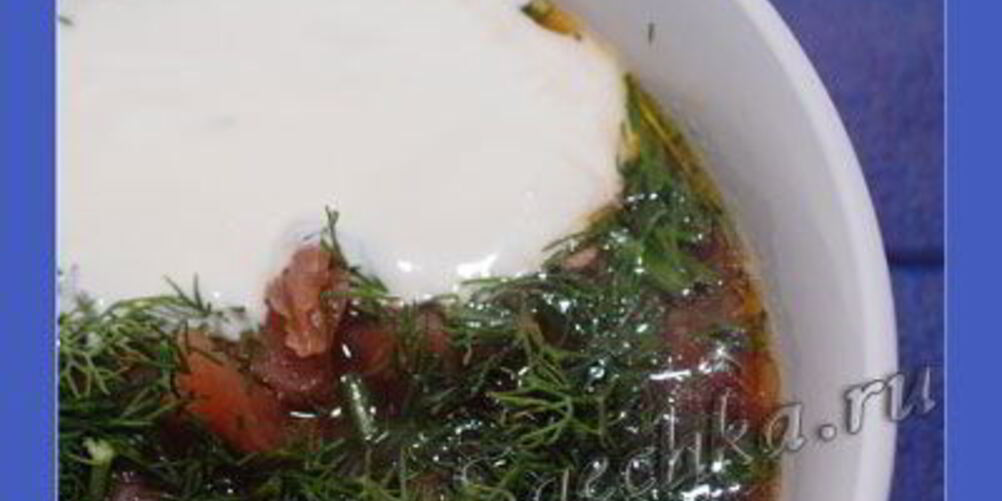 Рецепт борщ постный с грибами