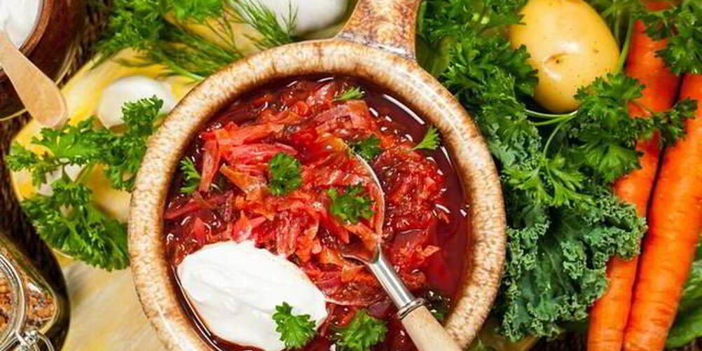 Рецепт борщ с баклажаном