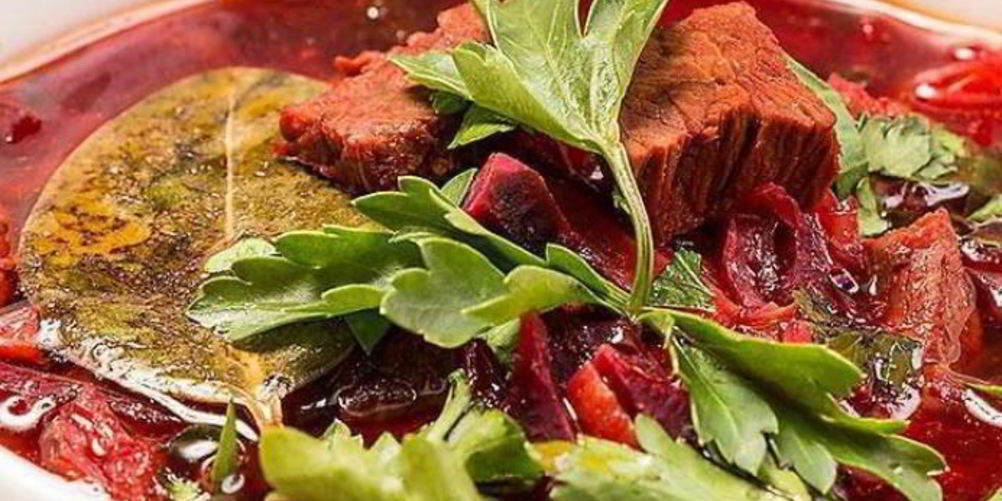 Рецепт борщ с чесноком