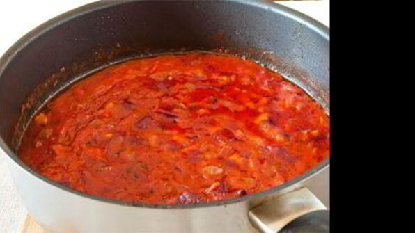 борщ с фасолью