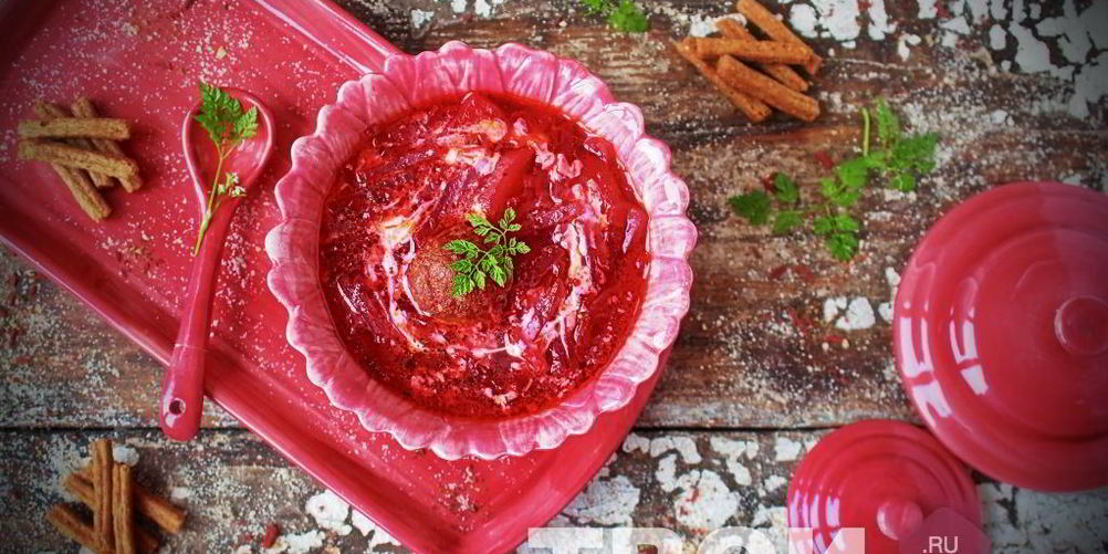 Рецепт борщ с фрикадельками