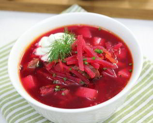 Борщ с говядиной