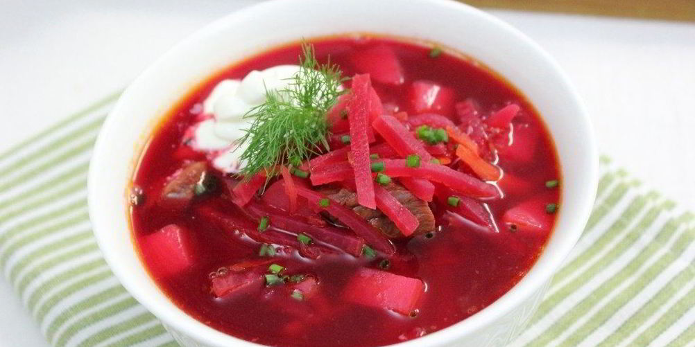 Рецепт борщ с говядиной