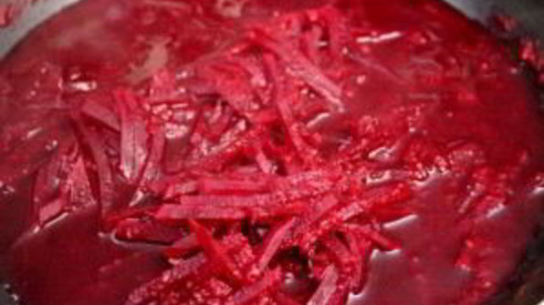 борщ с говядиной