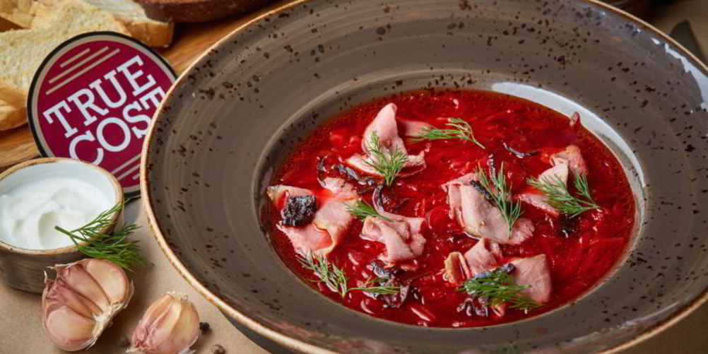 Рецепт борщ с копченой уткой и черносливом