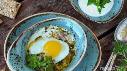 Борщ с крапивой