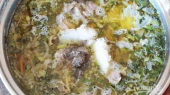 борщ с крапивой