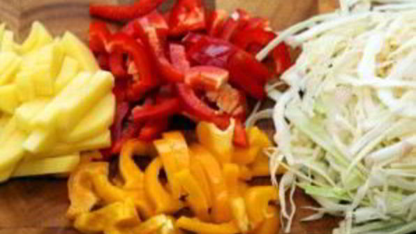 борщ с мясом