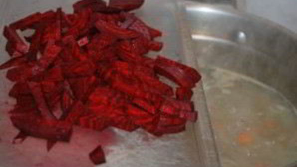 борщ с пампушками