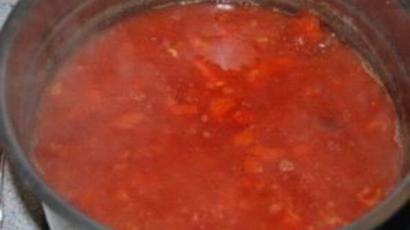 борщ с пампушками