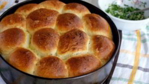 борщ с пампушками