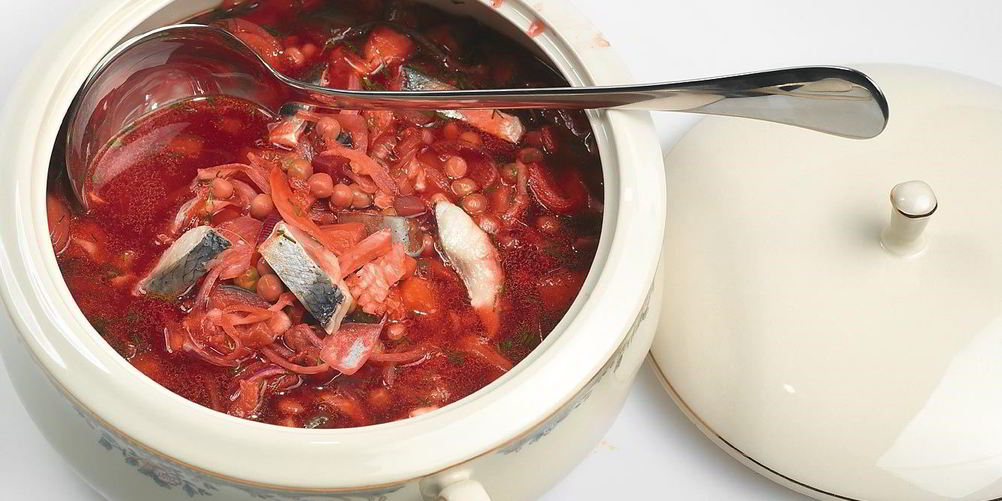 Рецепт борщ с селедкой