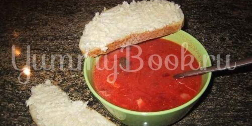 Рецепт борщ с сыром