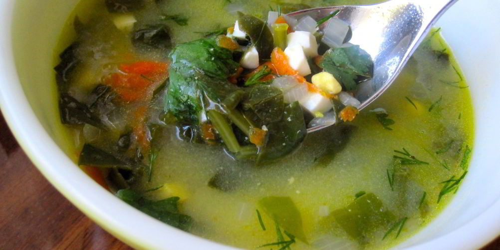 Рецепт борщ со щавелем