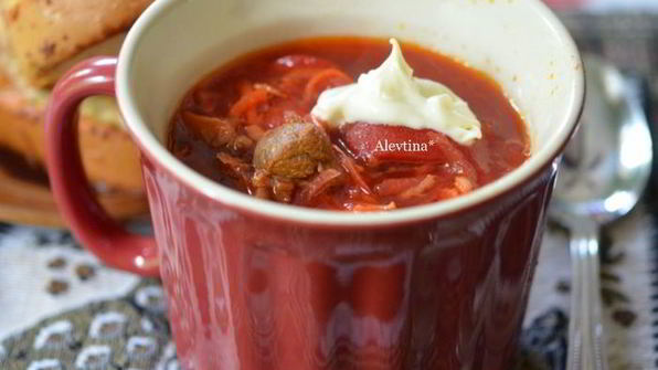 борщ со сладким перцем