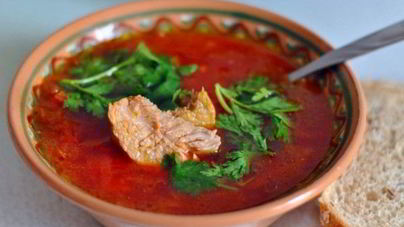 Борщ со свеклой