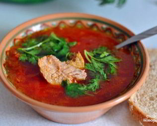 Борщ со свеклой