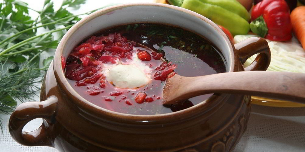 Рецепт борщ со свекольным квасом