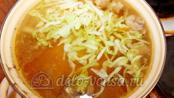 борщ со свининой