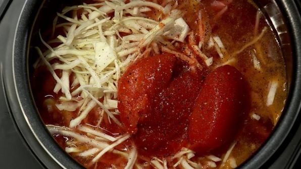 борщ в мультиварке