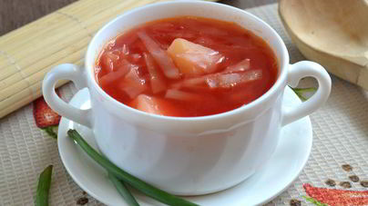 Борщ вегетарианский диетический