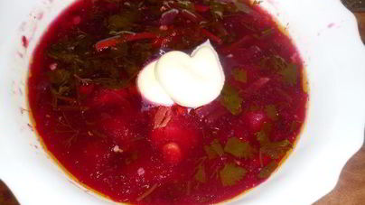 Борщ-экспромпт без капусты