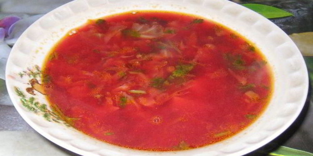 Рецепт фирменный рыбный борщ с кинзой