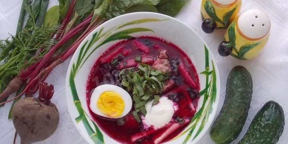 Рецепт холодный борщ классический