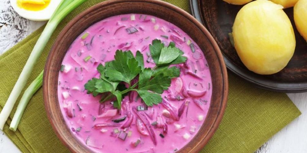 Рецепт холодный борщ на кефире