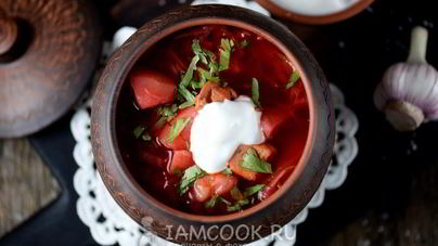 Классический Борщ с курицей